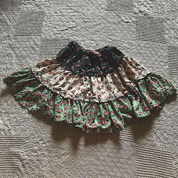 Mini Boden Floral Twirl Corduroy Skirt - Picture 1 of 6